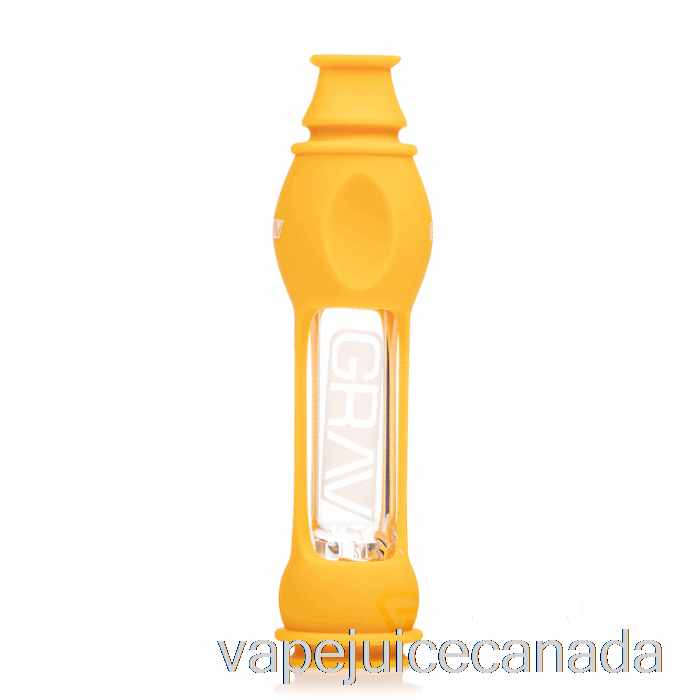 Vape Juice GRAV Octo-Taster with Silicone Skin Mustard Yellow